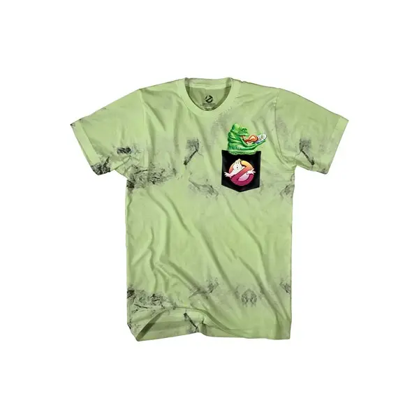 Adult Ghostbusters Slimer Pocket T-Shirt