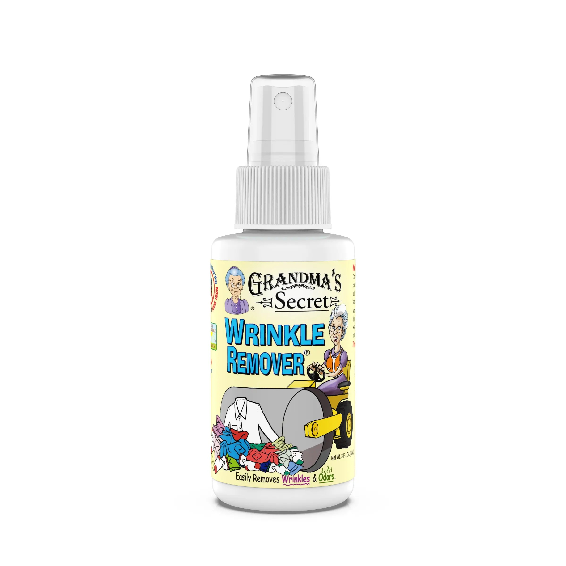 Grandma's Secret Wrinkle Remover Spray - Easily Removes Wrinkles & Odors - Wrinkle Release, Fabric Refresher Spray, Chlorine, Bleach and Toxin-Free