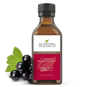 Black Currant Seed Oil 3.4oz – 100% Pure & Cold Pressed | Hydrates Skin, Strengthens Hair & Nails | Organic & Natural Care