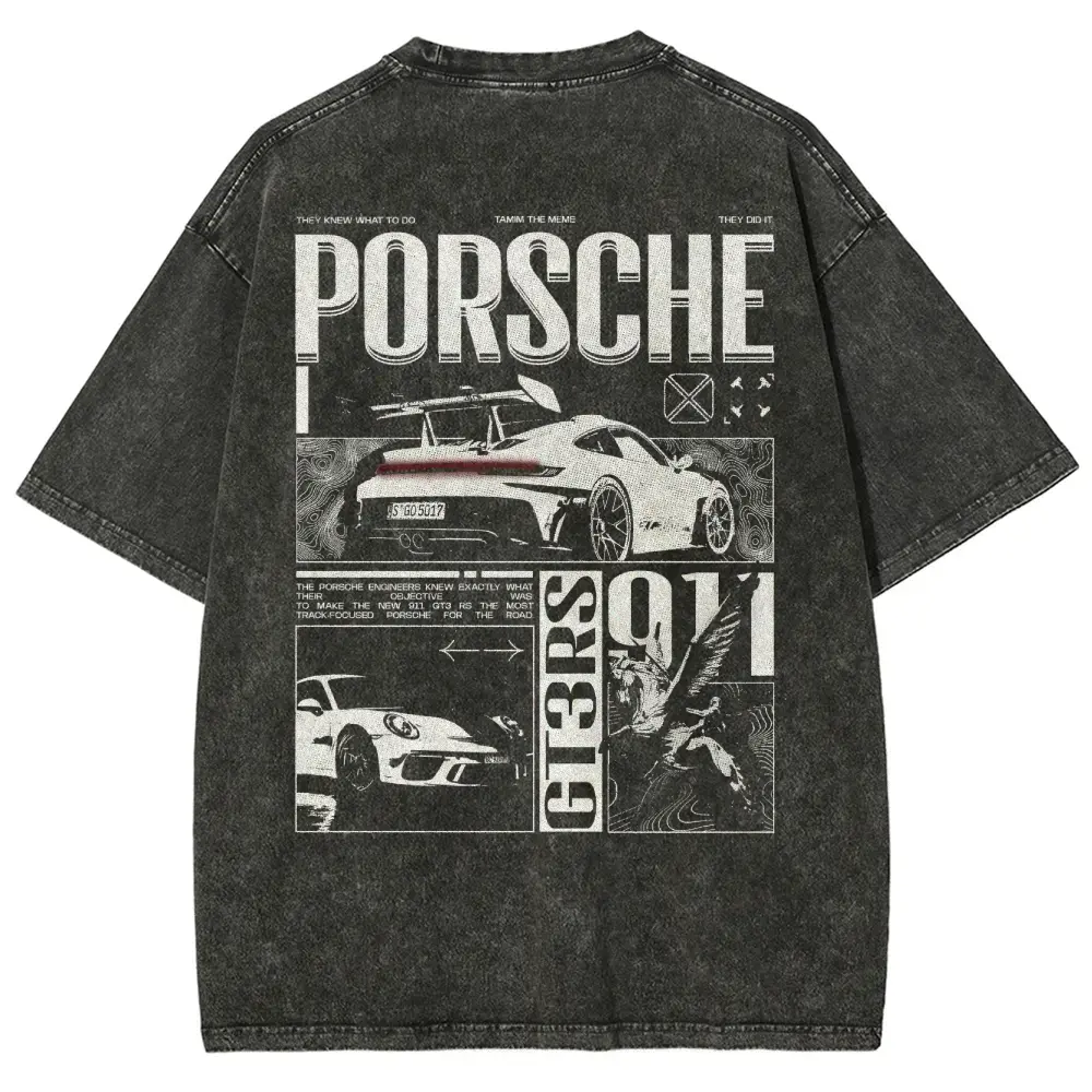 911 GT3RS Unisex Fit Washed T-Shirt,back to school,back to school shopping