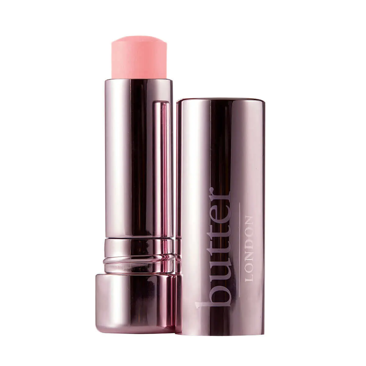 butter LONDON LIPPY Lip Balm Pink Champagne Treatment - Deeply Hydrating & Overnight Lip Mask with Jojoba, Avocado, & Shea Butter for Dry Lips