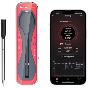 Thermopro Tempspike Bluetooth Wireless Meat Thermometer For Smoking And Grilling