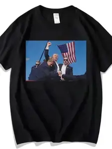 Trump Bulletproof Unisex T-Shirt, Funny Trump 2024, I Stand With Truump, Make America Great Again, Team Trum, Trummp Win, For Man, For Women