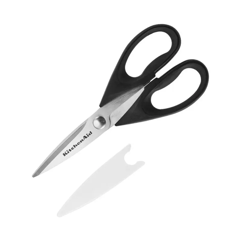 KitchenAid 6012666 4.5 in. Plastic & Stainless Steel Kitchen Scissors Set with Sharp Blade