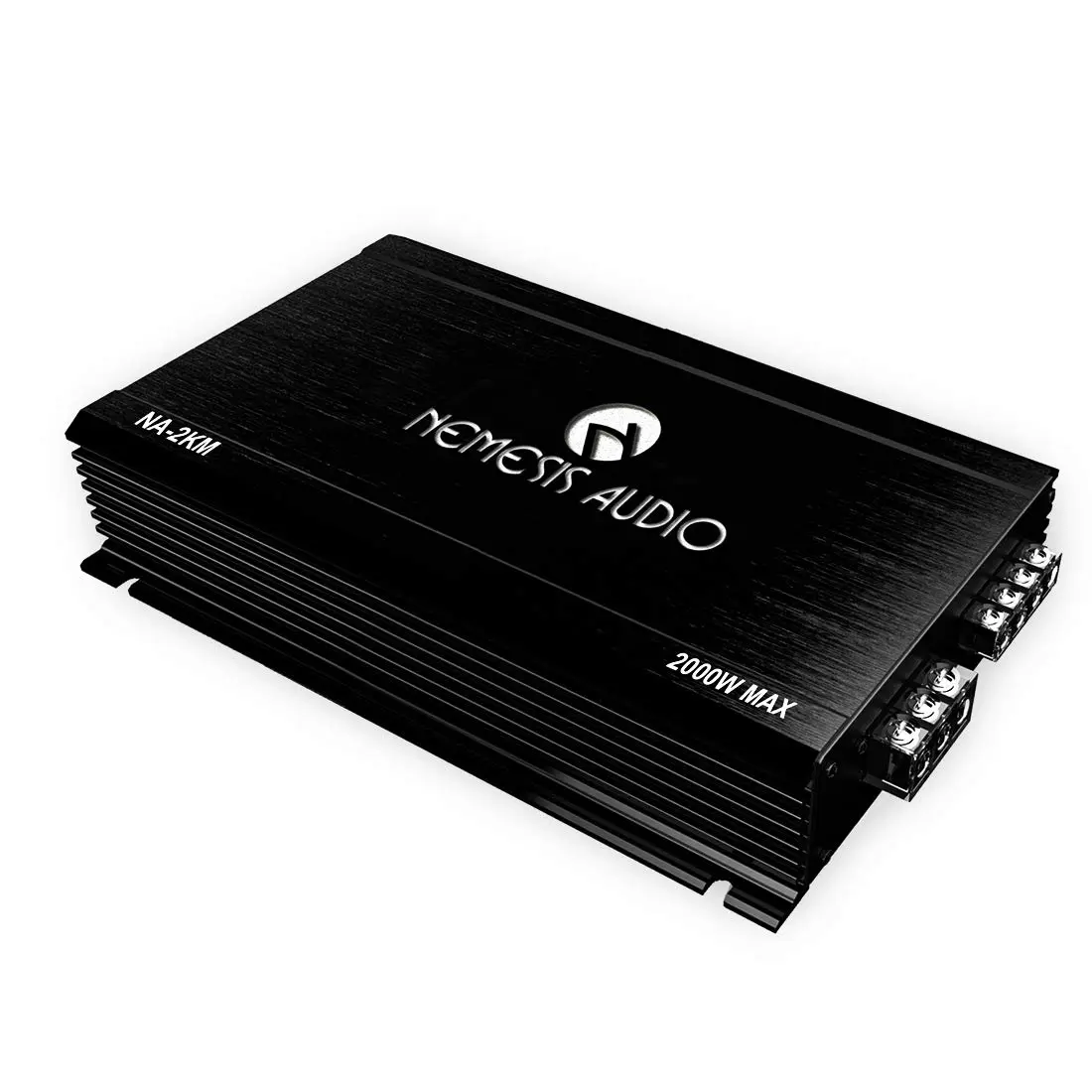 NEMESIS AUDIO 1-Channel Monoblock Class D Wired Amplifier, 1000W/2000W Max Power, 0.2V-5V Input, 1 Ohm Stable, 2 Ohm Compatible, 8Hz-180Hz, 85% Best Efficiency, Approx. 6 lbs, Sound Boosting, Bass Boost, Subsonic Filter for Car Audio Systems