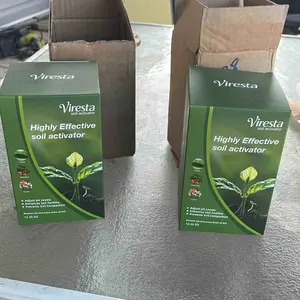Viresta Soil Revitalizer (13.8oz / 390g), Concentrated Humic Acid Formula for Lawn & Garden Plant Food Enhancer Yields 266 Gallons Fertilizer Lawn & Garden Soil Conditioner - Plant Food Enhancer, Concentrated Humic Acid Soil Health Soil Quality