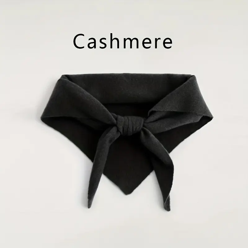 Professional Solid Scarf in Black or Coffee Color - Breathable Wrap for Business and Everyday Office Wear, Elegant, Cashmere, Pure Cashmere, Wrap Scarf, Plain, Fashionable Neck Decoration, Warmth