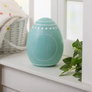 9 1/2" Resin Easter Egg Spring Decoration
