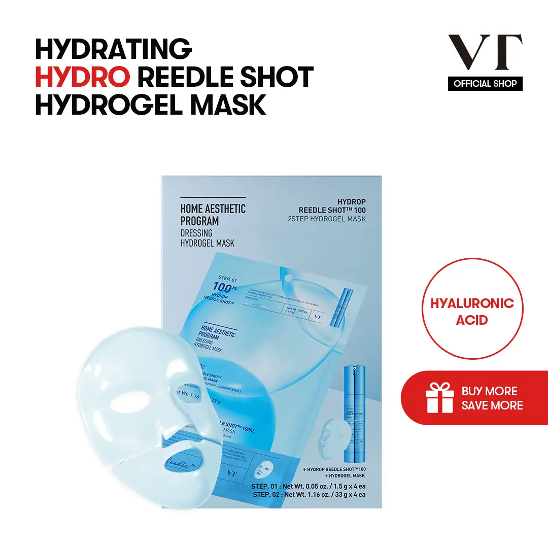 Blue Hydrop Reedle Shot 100 Hydrogel Mask (4Ea)