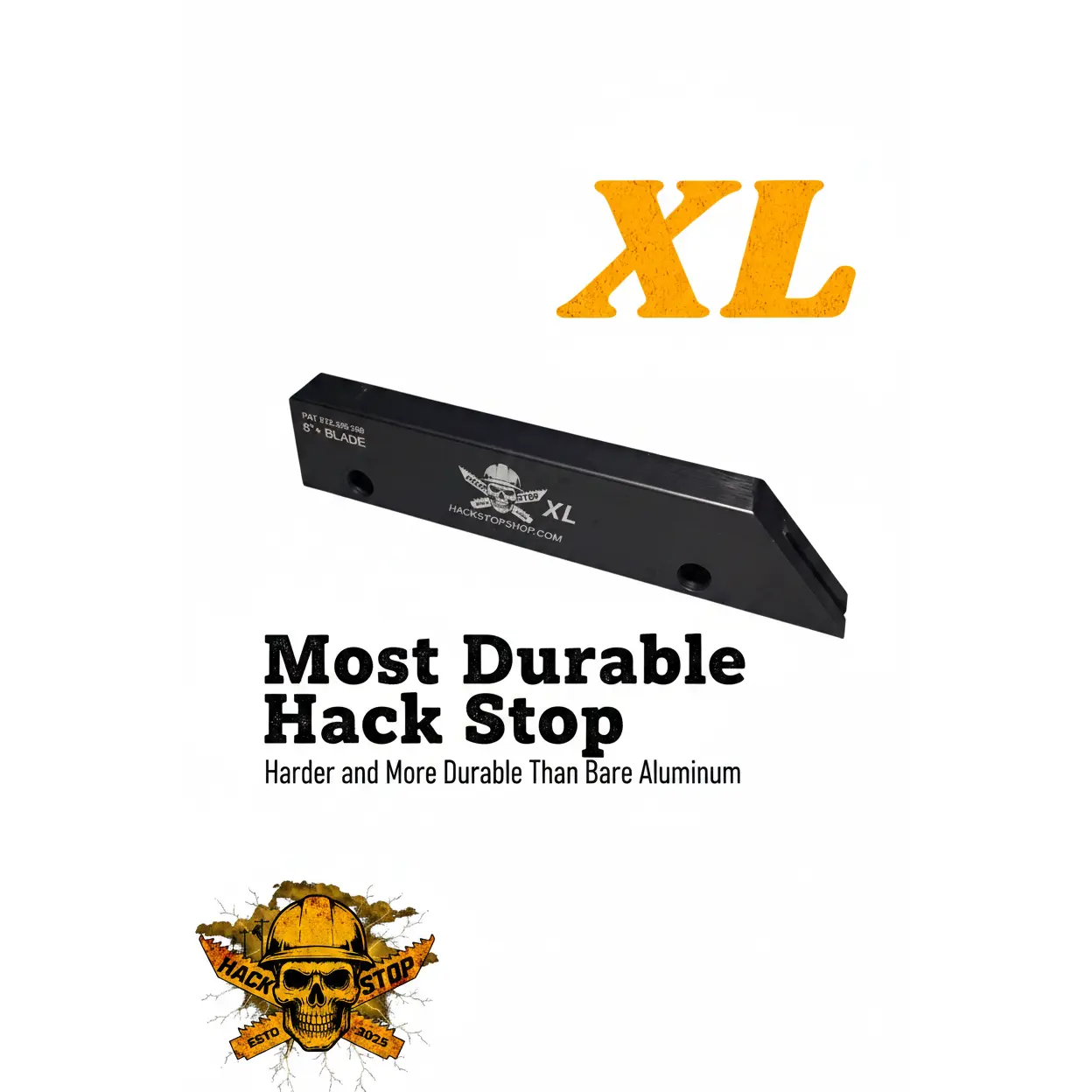 Black Anodized Hack Stop XL