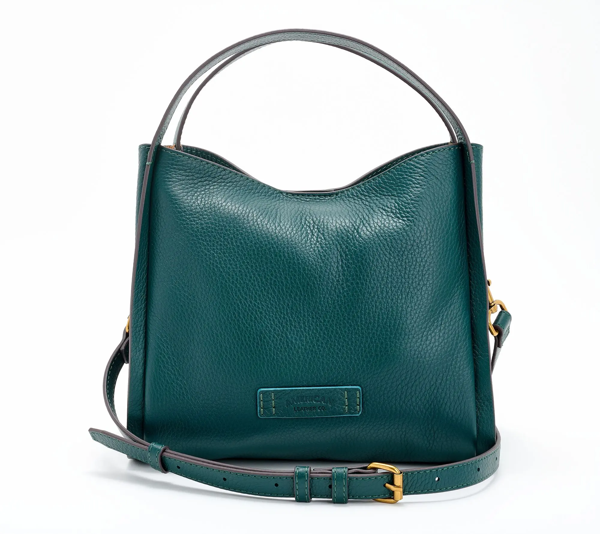 American Leather Co. Auburn 2.0 Suede Triple Entry Satchel