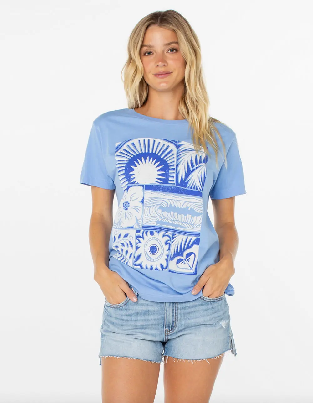 ROXY Beach Things Womens Boyfriend Tee