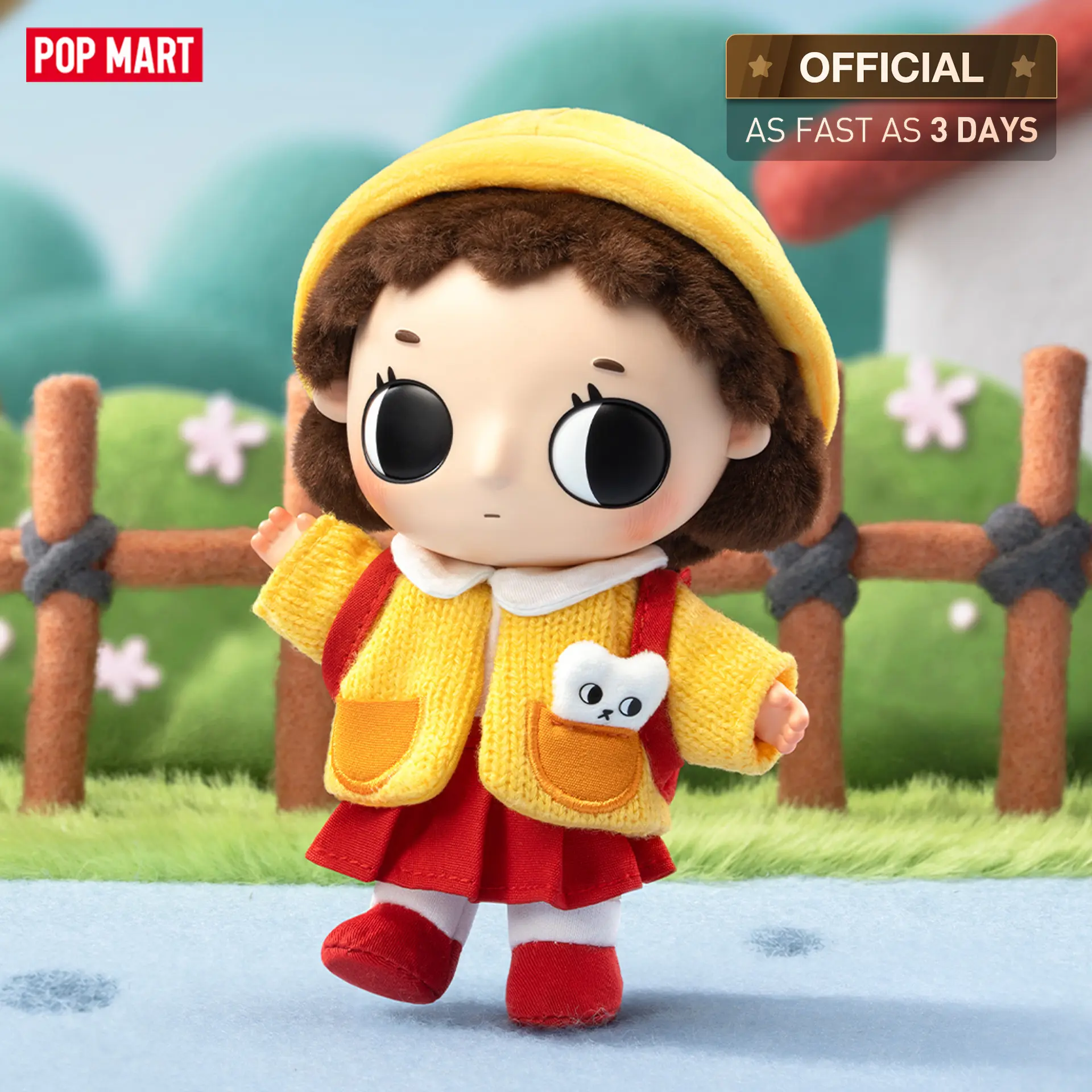 【NEW】POP MART Nyota × Chibi Maruko Chan Plush Doll Pendant[ship by Aug. 12th]