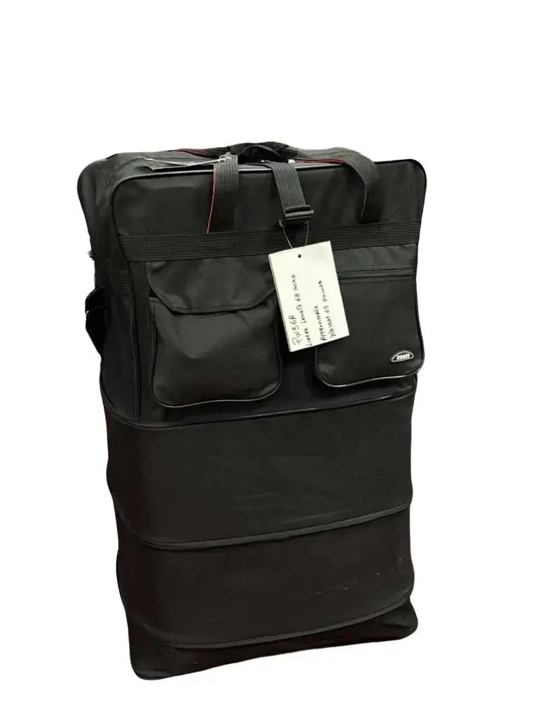 XXL 36" Rolling Duffel Bag with 6 Wheels – Heavy Duty Expandable Travel Luggage Traveling Bag
