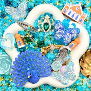 Arabian Gardens - Live Mix- Mixed Craft Embellishment Pack for Journals & DIY Crafts – Metal, Resin, Rhinestones & Artificial Flowers Assortment for Scrapbooking, Resin Art & Decoration