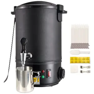 VEVOR Wax Melter for Candle Making, 6.5 Liter Large Electric Wax Melting Pot Easy Pour Spout, 9-level Temperature Control, Easy Clean for Candle Soap Cream Beauty Bulk Production Business or Home