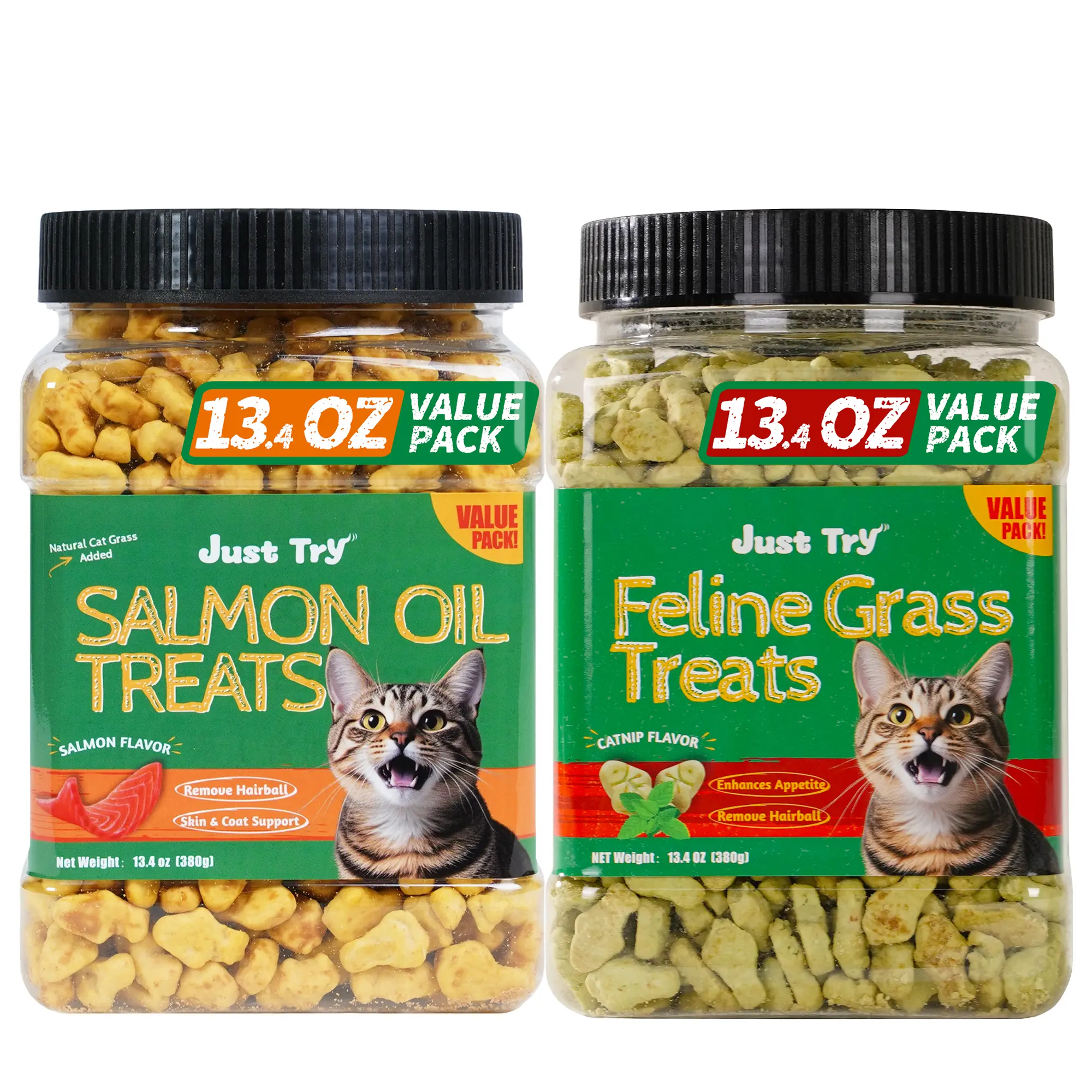 Cat grass*1 & Salmon Oil*1