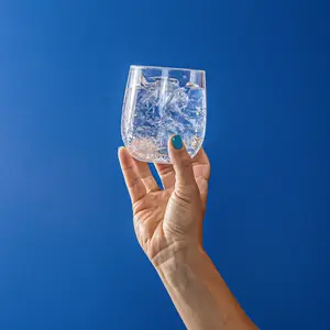 Silipint 12oz Crystal Clear Silicone Wine Glass – Premium LFGB-Certified, 100% Food-Grade Drinkware – Unbreakable, BPA-Free & Microwave Safe, Reusable Non-Toxic Stylish Cup – Perfect for Everyday Drinks, Parties, Gifting & Gatherings Year-Round