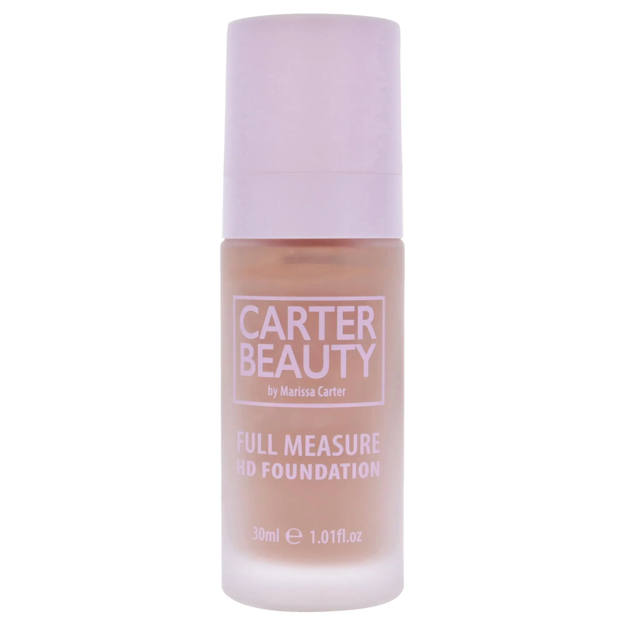 Women's Carter Beauty Full Measure HD Flawless Finish Makeup Foundation - Shortbread Shade, Makeup Routine Essential, Multiple Uses, Convenient 1.01 oz (30ml) Bottle