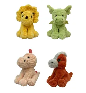 Charming 9-Inch Dinosaur Plush Toys - Adorable, Soft, and Cuddly Companions for Kids and Adults - Perfect for Holiday Gifts and Birthday Presents