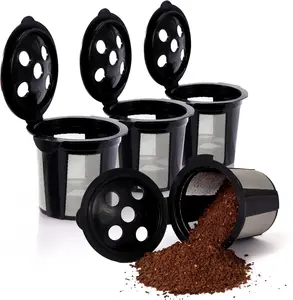 Reusable K Cups for Keurig Supreme, K Supreme Plus and K Slim by PureHQ - Refillable K-Cup for Keurig Supreme Coffee Maker - MultiStream Coffee Pods Filter - 4 Pack