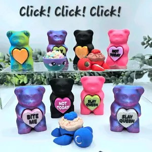 Fidget Clicker Sensory Toy for Stress Reliefe Office or Home Use - Click Click Click! 3D printed