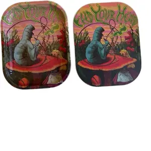 small bin with custom designs