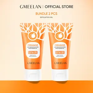 GMEELAN Orange Enzymes Exfoliating Gel 50G+50G - Enzyme-Infused for Radiant Skin Repair & Smoother Complexion