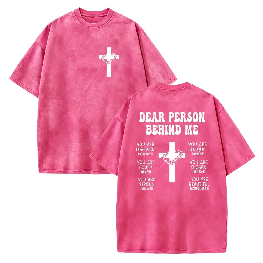 Dear Person Behind Me Shirt, Love Like Jesus Tee, Bible Verse Gift, Christian Cross Shirt, Inspirational Shirt, Faith Shirt, Religious Shirt