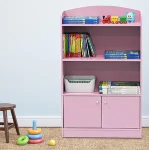 Bookshelf with Storage Cabinet