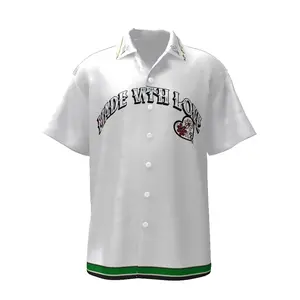 Deadheartz Made With Love Lapel Shirt for Men - Casual Style - Menswear