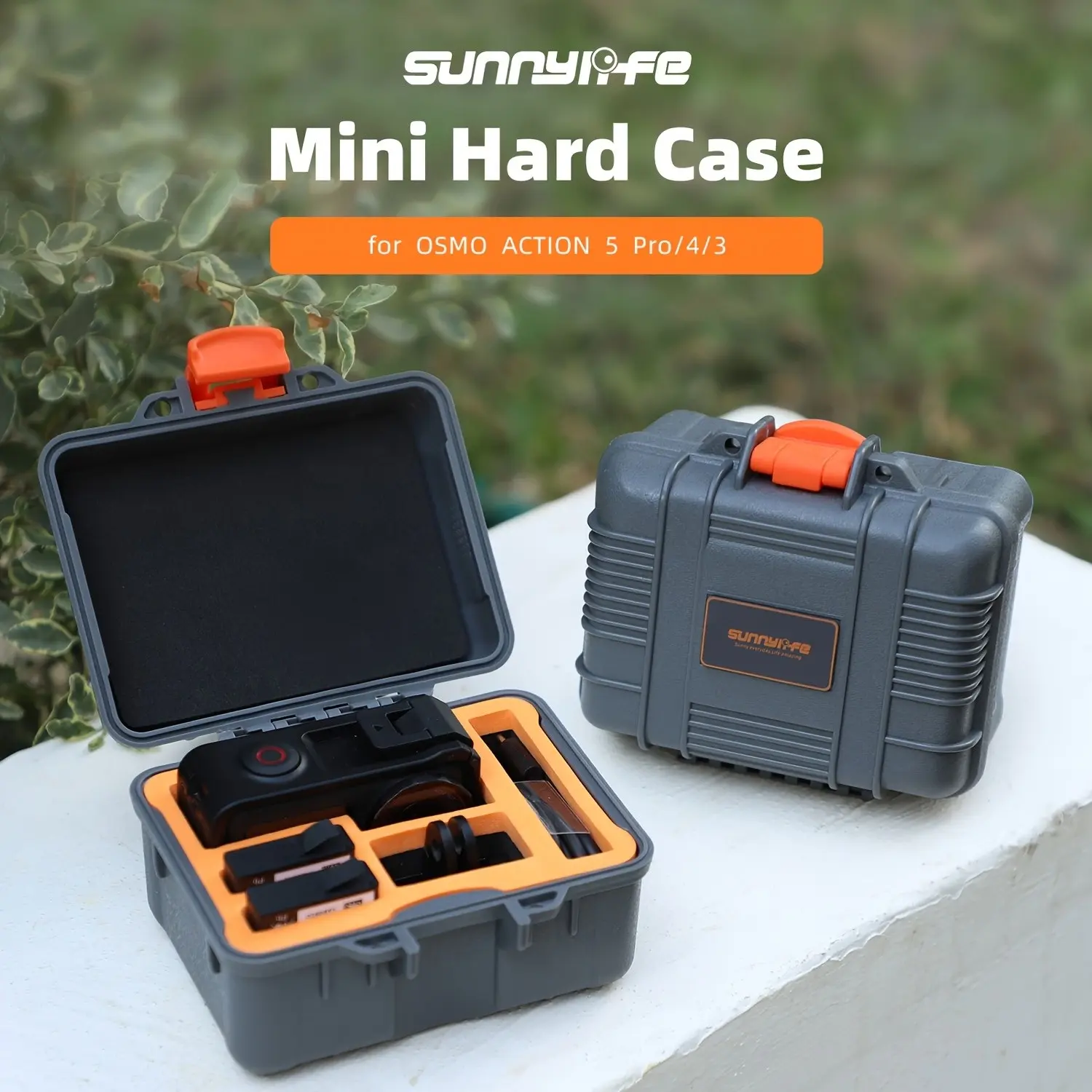 for DJI Osmo Action5Pro/4/3 Mini Carry Hard shell Case, Camera Accessories, Portable Hard Case for Photography Equipment, Ideal for Holiday Travel and Outdoor Sports, All-round Protection, Lightweight Portable & Easy Storage