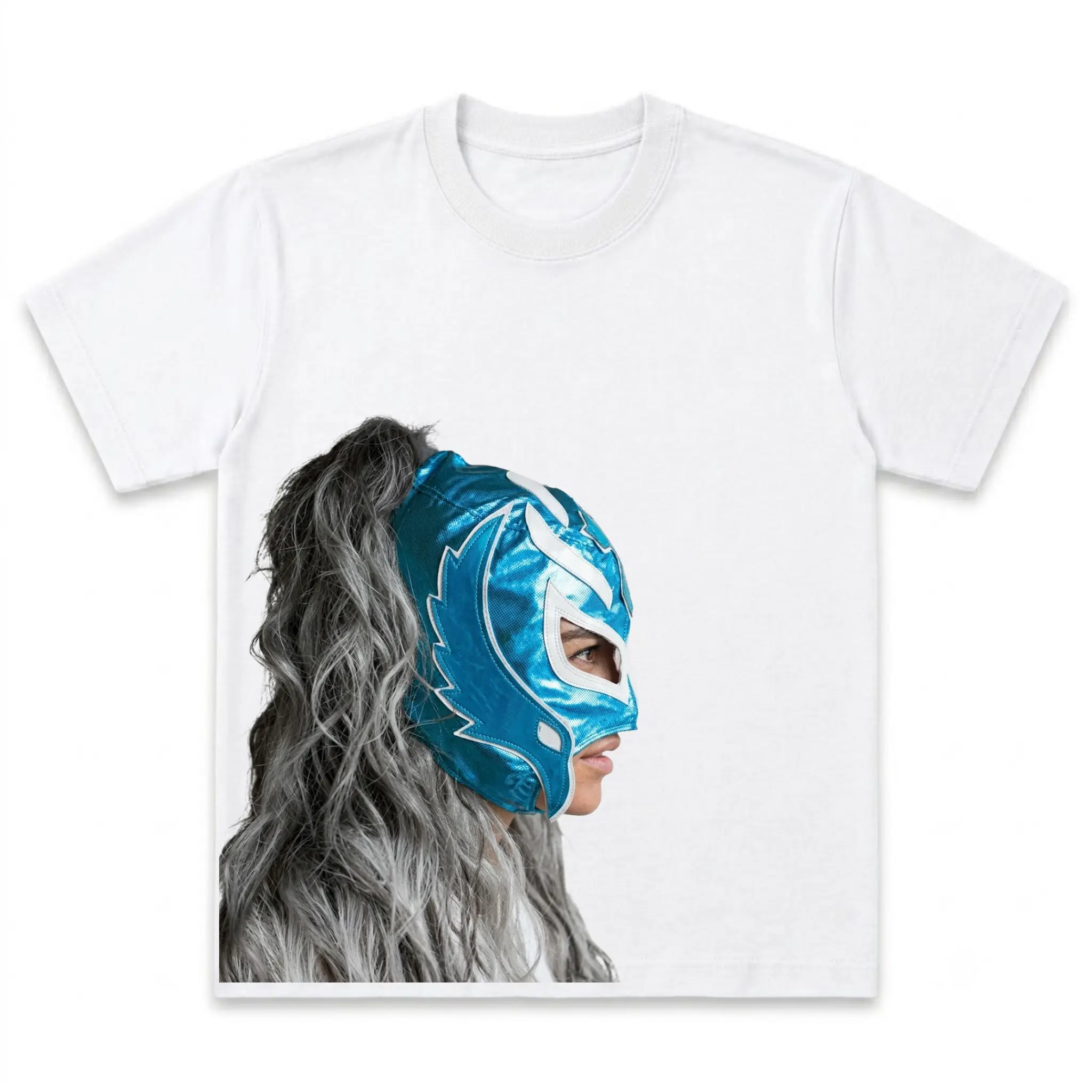 No Me Arrepiento de Sentir Tanto - Limited Edition Cream Luchador Mask Tee La Bichota 2026 #3 Premium T-Shirt, 100% Cotton Latin Pop and Reggaeton Graphic Tee, Bichotas Fandom Music Shirt, Colombian Queen Concert Style Outfit, Bold Latina Fan Apparel