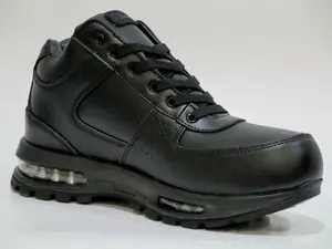 Mountain Gear Men's D-Day Leather LE 2 Boots Black Winter Hiking Boots with High-Quality Leather Uppers & Rubber Outsoles