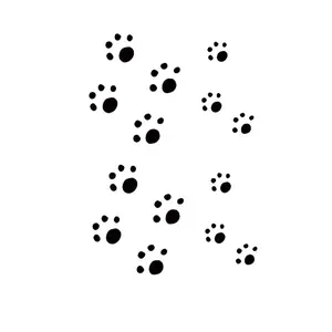 Cute Waterproof Cat Paw Dog Paw Temporary Tattoo Sticker, Lasting Herbal Design for 1 to 2 Weeks, Non-Reflective Fake Tattoos for Men & Women, Ideal for Fingers & Neck