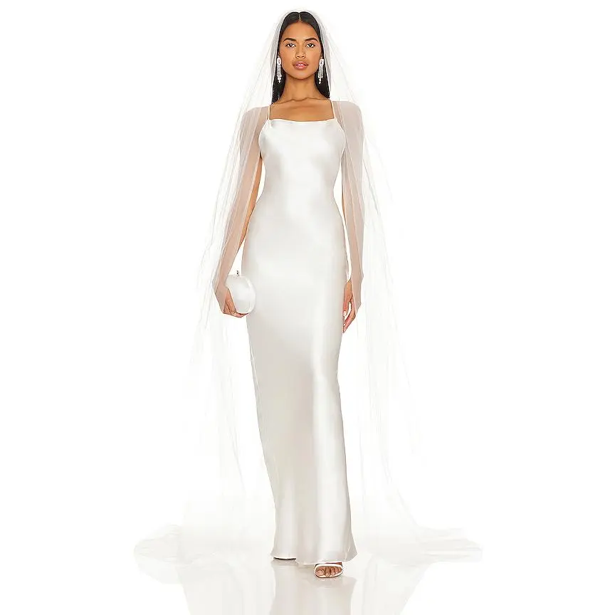 Ofrenda Studio Love Plain Veil With Blusher in Off White