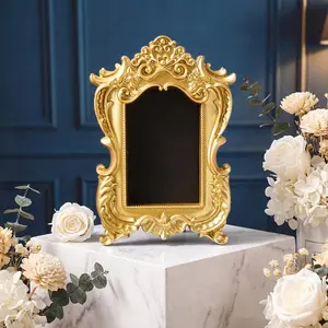 European Style Resin Photo Frame, Indoor Desktop Decoration, Home Party Festival Decor, Multiple Styles Available