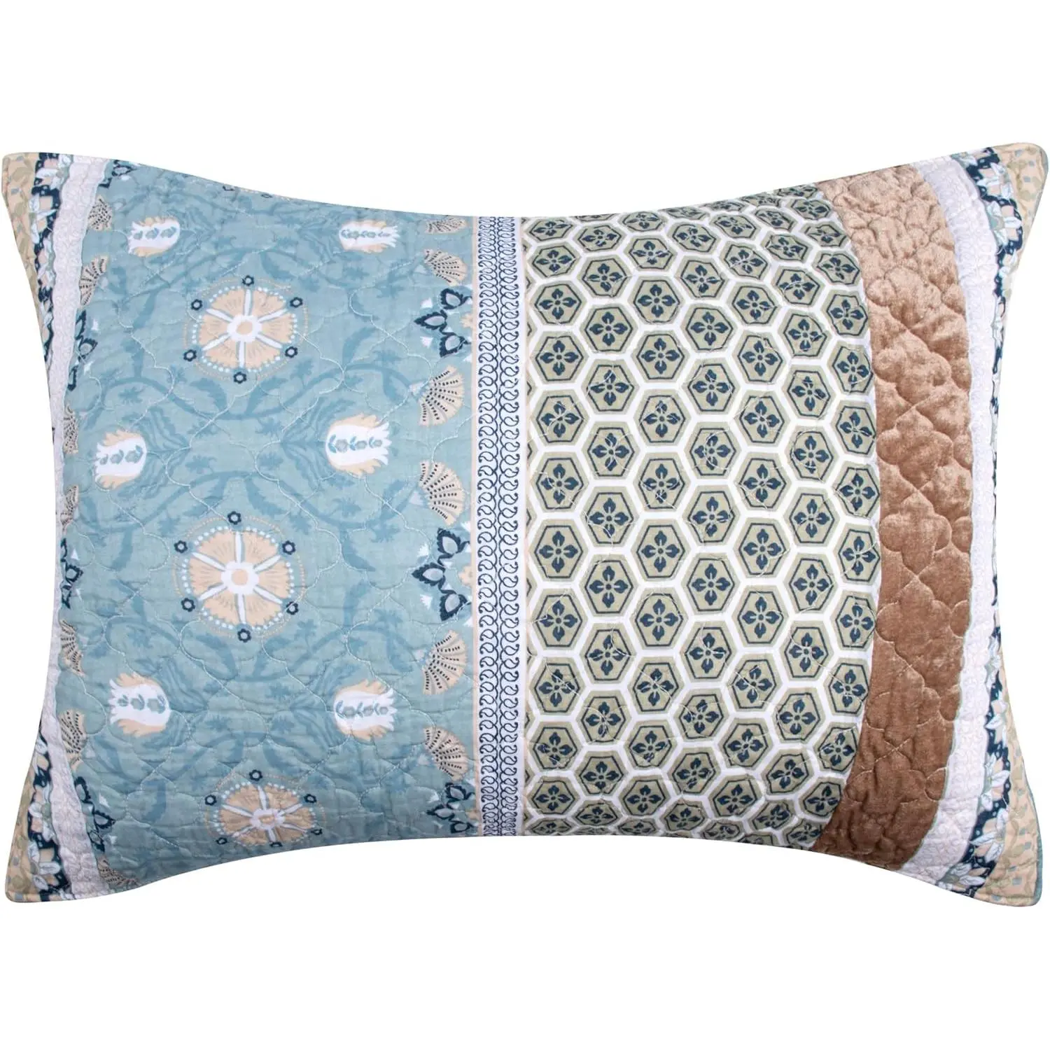 Greenland Home Fashions  Thalia GL-2312BKS King Pillow Sham, 20x36Inch