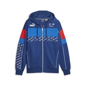 PUMA Mens Bmw M Motorsport Sds Hooded Sweat Jacket Athletic Outerwear Casual - Blue