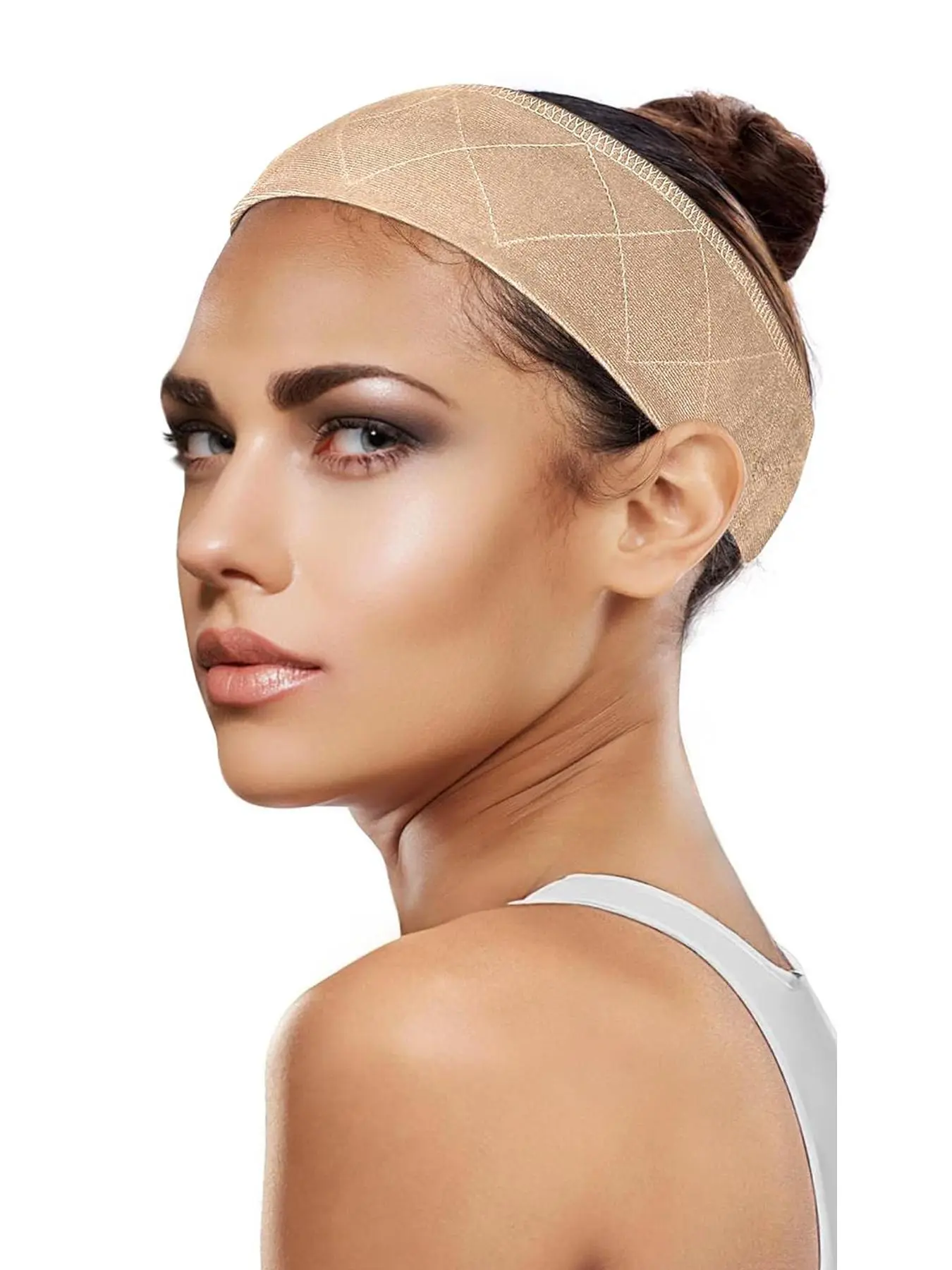 Casual Style Solid Color Wig Grip Headband, 1 Piece Adjustable Non-Slip Comfortable Breathable Wig Band for Women & Men, Basic Velvet Wig Grip Band for Daily Use, Non Slip Headbands