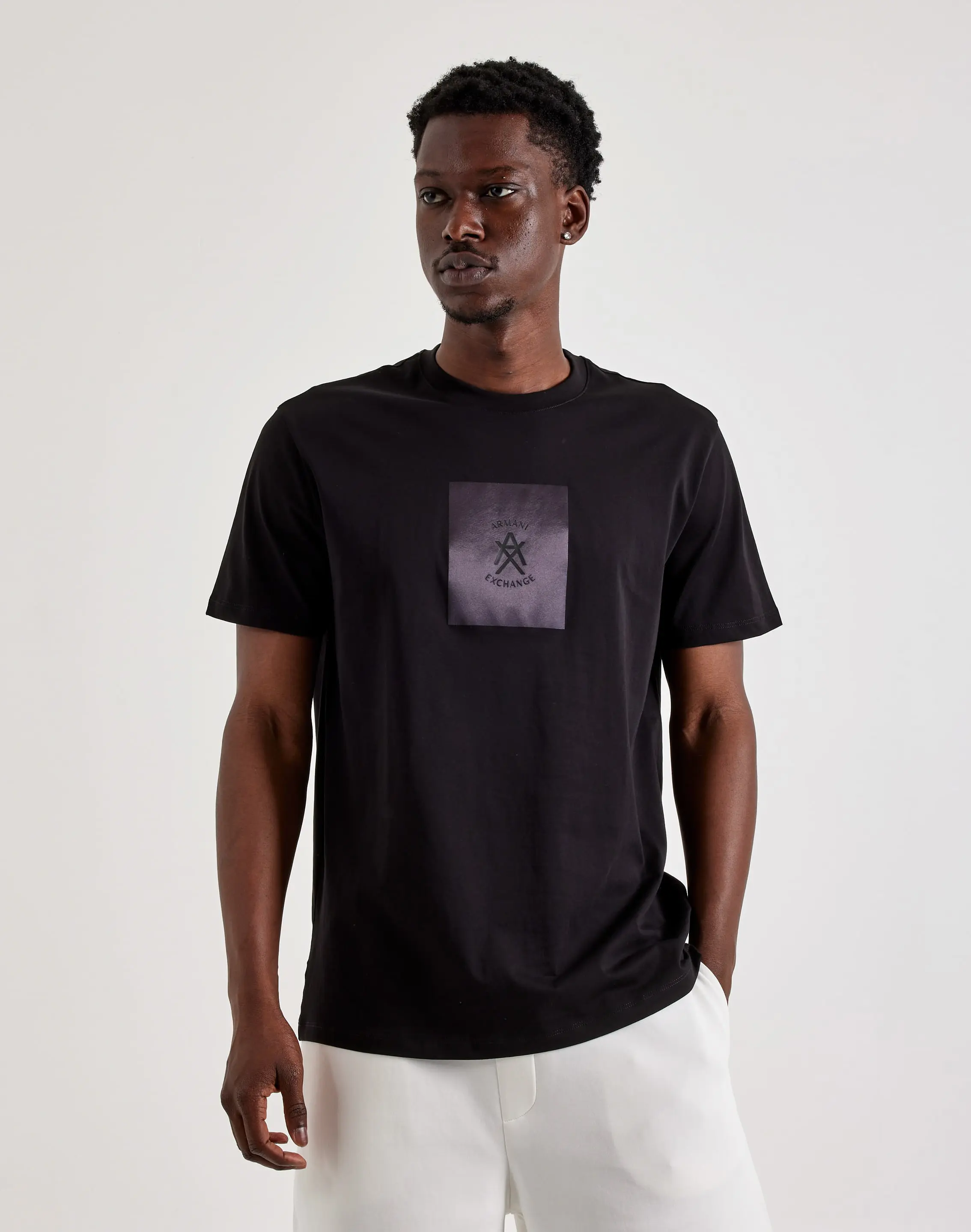 Mens Armani Exchange Box Logo Tee
