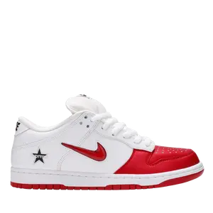 NIKE DUNK LOW 'SB SUPREME WHITE RED JEWEL'