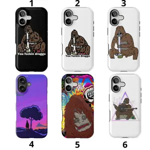 Sassy The Sasquatch Phone Case, 420 Sassy Phone Case For iPhone 17 Air X 11 12 13 14 15 16 Plus Pro Max & Samsung Galaxy S Series