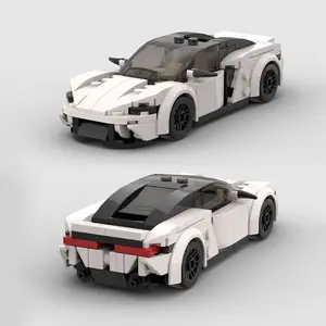 171pcs DIY Race Car Model Kit, Adult Building Toy Set, Classic City Tech Speed Champion Series, Perfect Gift for Birthday Halloween Christmas