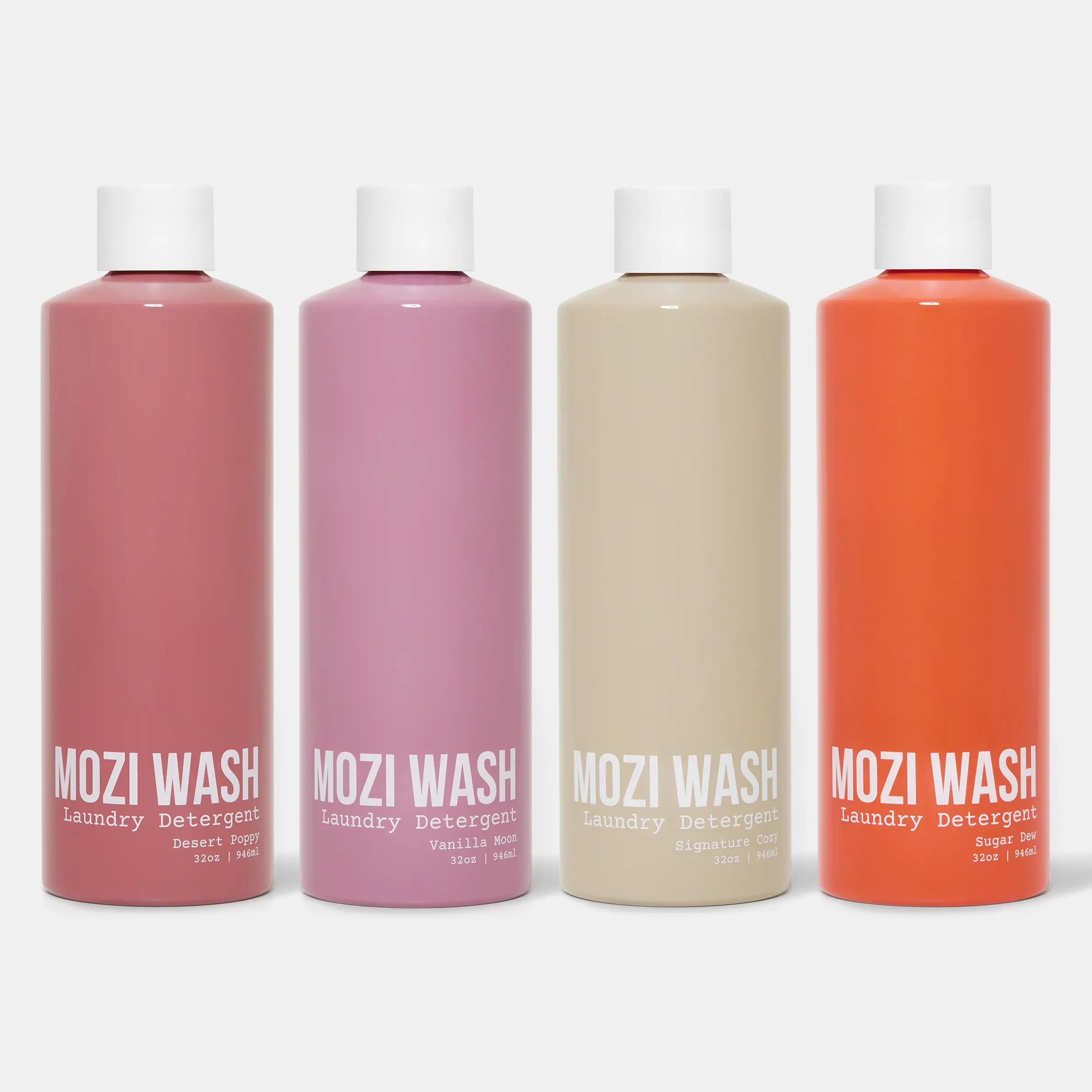 4 Pack Mozi Wash 32 oz Scented Liquid Laundry Detergent (200+ Loads Total) 4 Pack Mozi Wash 32 oz Scented Liquid Laundry Detergent (200+ Loads Total)