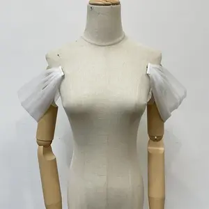 Tulle Shoulder Straps, Detachable Shoulder Straps, Wedding Shoulder Straps, Bridal Separates