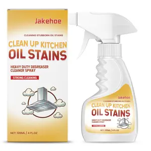 Clean Up Kitchen Oil Stains Spray - Foam Cleaner Spray Cuts Through Baked-On Grease on Ovens, Stove Tops, and Grills - Heavy-Duty Kitchen Degreaser & Cleaner for Multi-Surface Cookware & Countertops