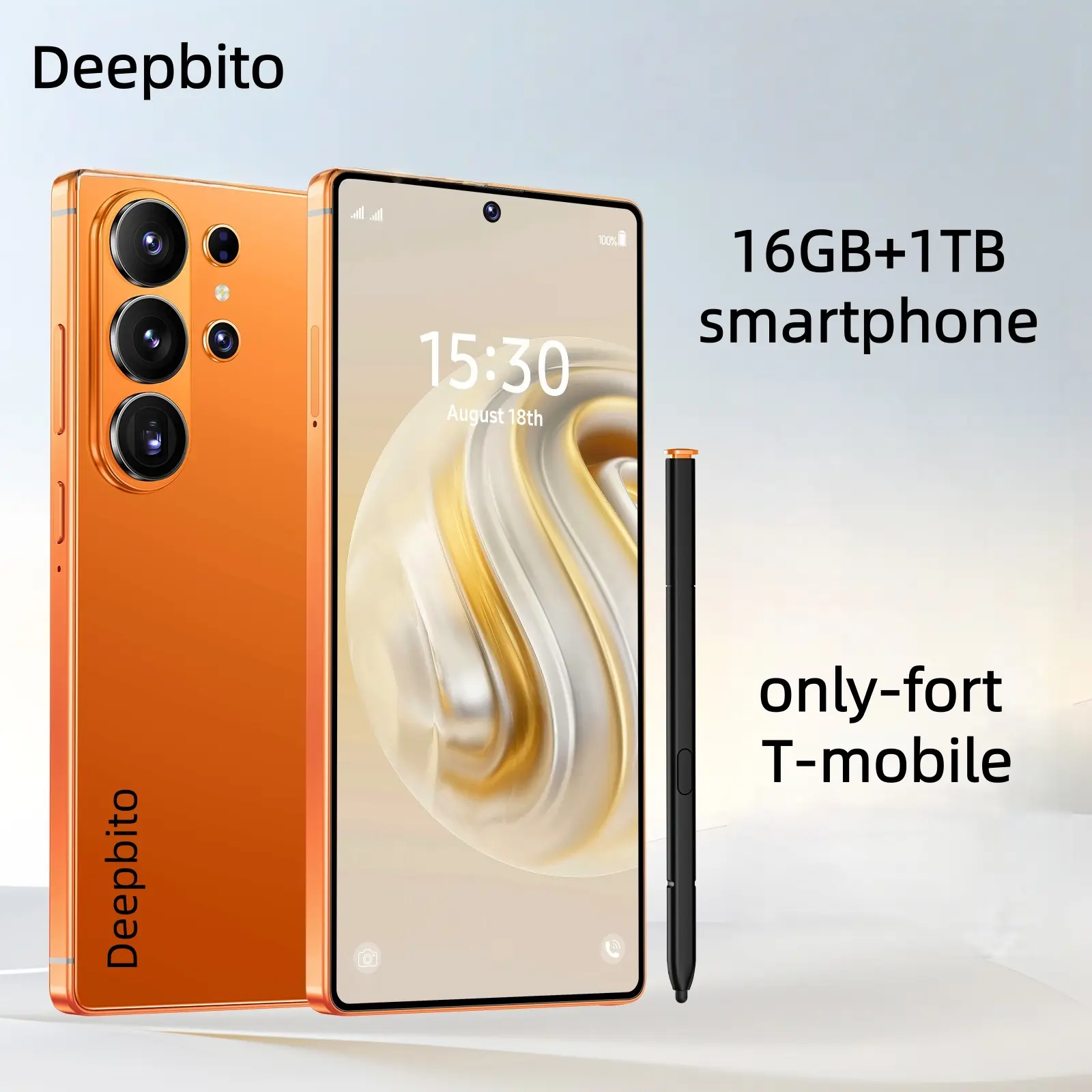 DEEPBITO S26 Smartphone & Multi-Functional Tablet Combo, equipped with 16GB RAM + 1TB storage, a 6.9-inch display and dual SIM dual standby capability. This device only works with the T-Mobile network and is an ideal pick for gaming enthusiasts.