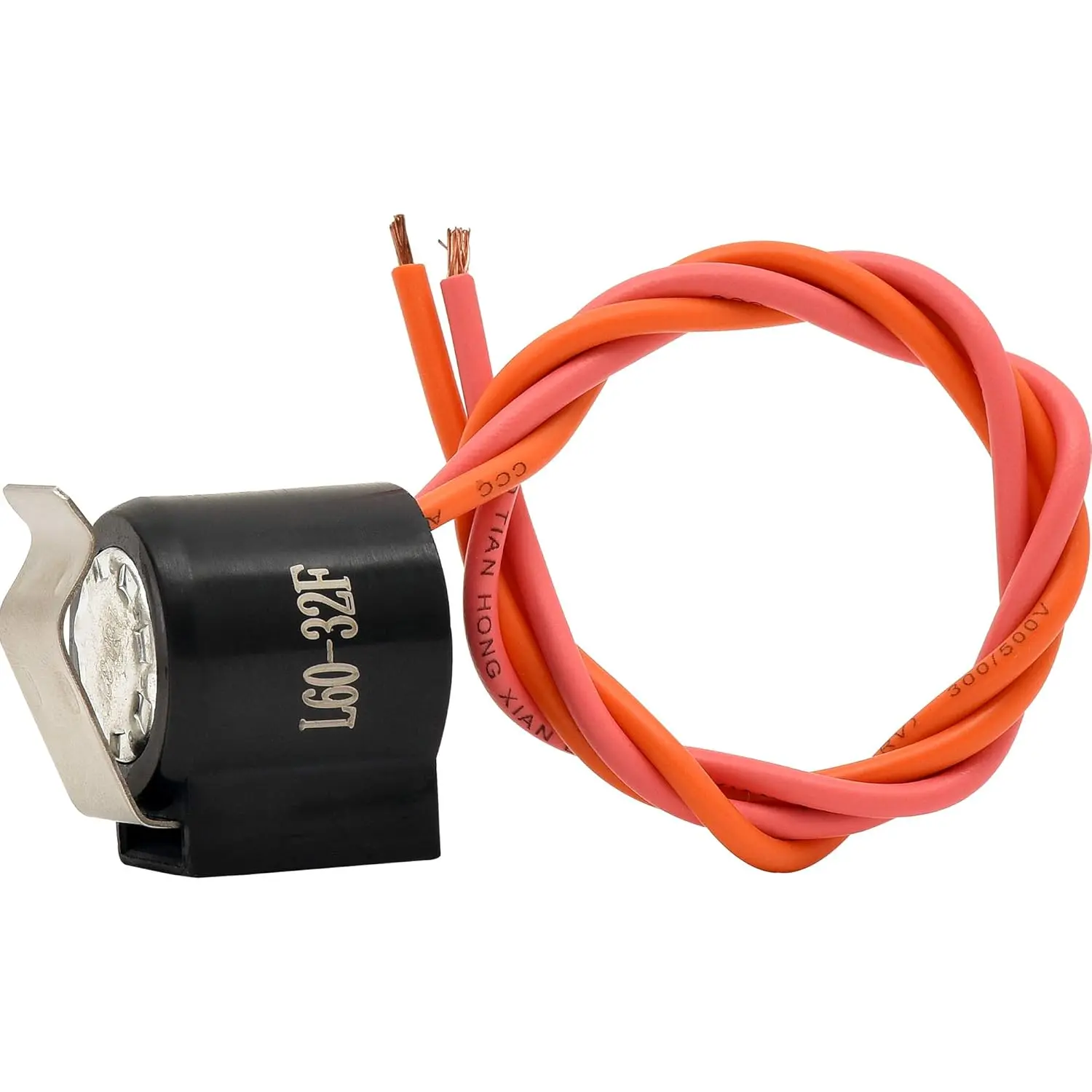 WR50X122 Compact Rectangular Refrigerator Defrost Thermostat with Bare Wire Ends & Defrost Control - OEM Specs, High Compatibility with GE, Kenmore, Hotpoint - Replaces PS303471, AP2071262, WR50X0128 - Lifetime Protection for DIY Users, No Harmful Chemica