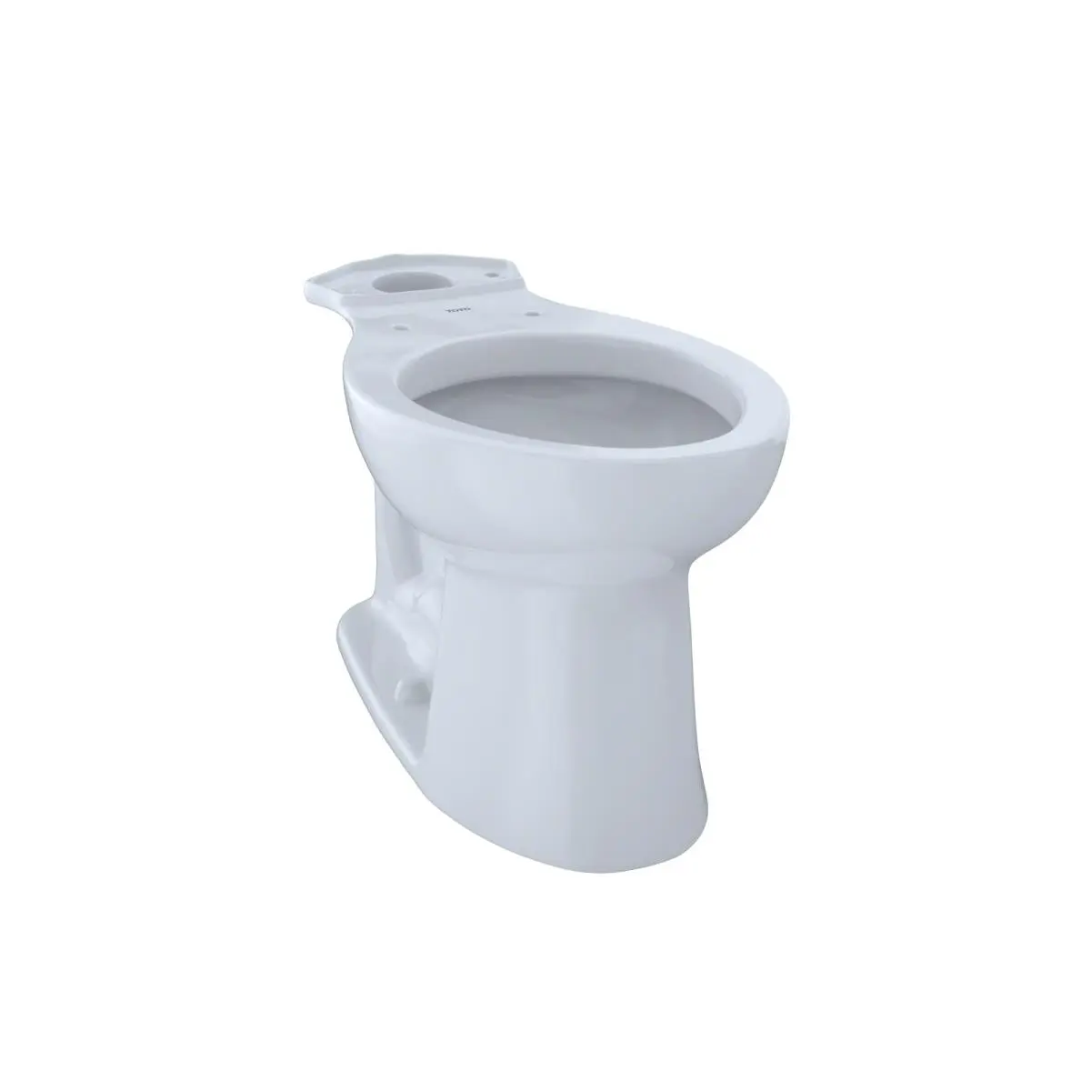 TOTO C244EF No.01 Universal Height Elongated Entrada Floor Mount Toilet Bowl - Cotton White, ADA Compliant, Water Efficient Bathroom Fixture